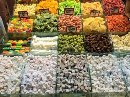 伊斯坦布尔的糖果市场