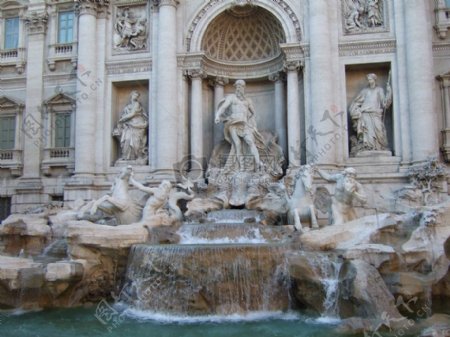 意大利的特雷维喷泉