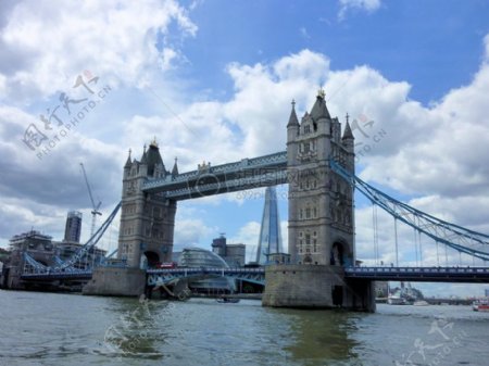 伦敦桥泰晤士河英格兰里程碑旅行著名塔桥