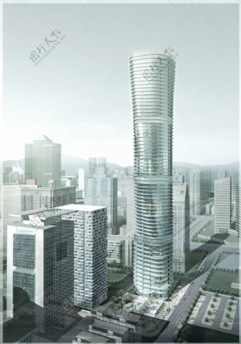 都市商厦大楼设计效果图