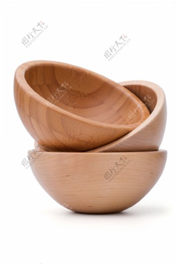 三个木碗