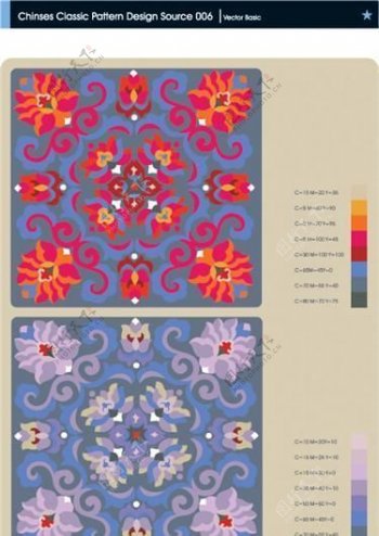 中国古典花纹矢量素材ai格式06