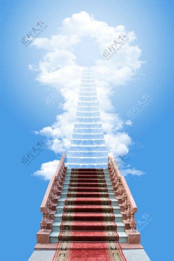 通往天堂的阶梯图片