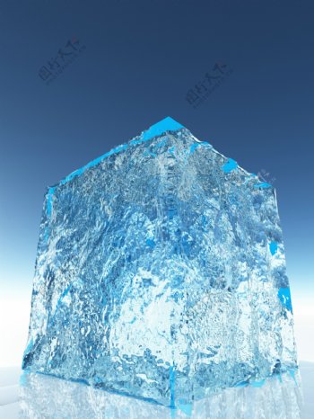 冰块背景素材图片