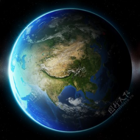 地球上的中国版土图片