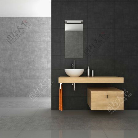 现代浴室效果图图片