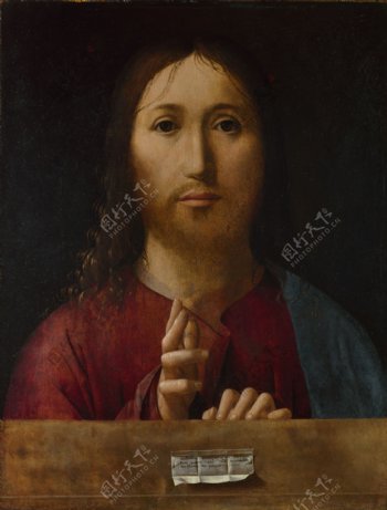耶稣油画图片