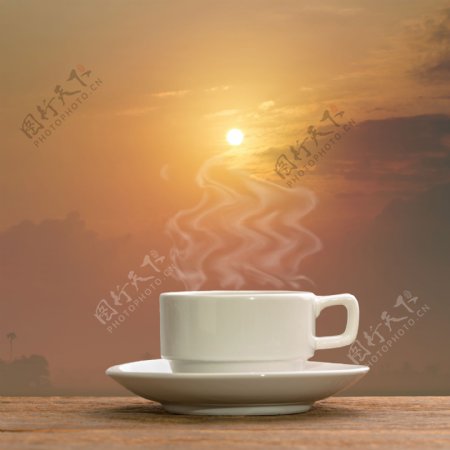 阳光咖啡图片