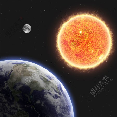 地球和太阳
