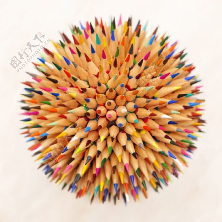 花形状的铅笔
