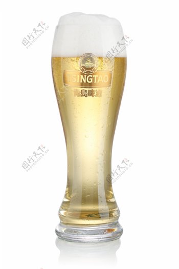青岛啤酒纪念套装玻璃杯图片