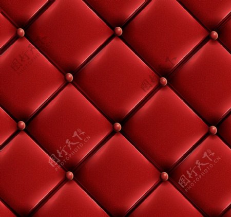红色沙发皮革背景图片