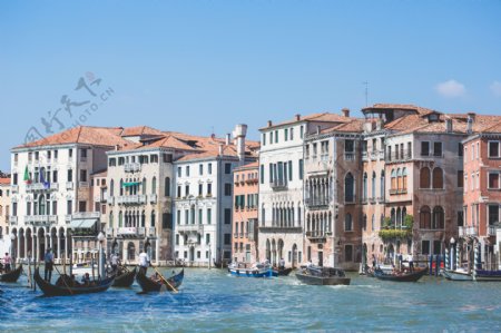 美丽的威尼斯水城风景图片