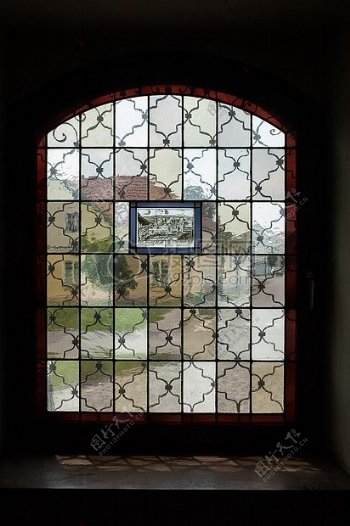 教堂里的小窗子