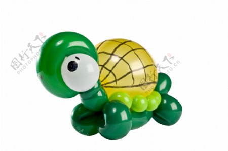 可爱的气球乌龟图片