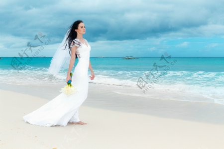 看大海的新娘图片