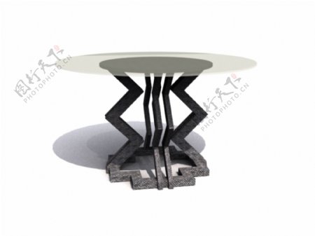 公装家具之桌子0033D模型