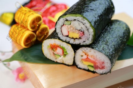 寿司料理摄影图片