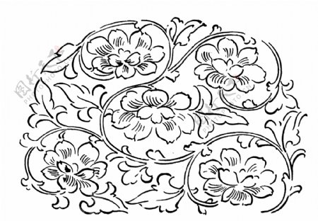 花鸟图案两宋时代图案中国传统图案042