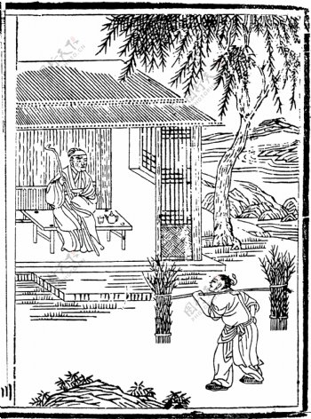 瑞世良英木刻版画中国传统文化03