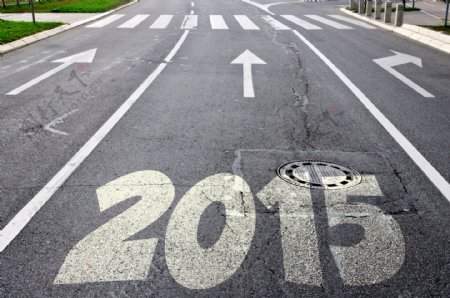 道路上的2015图片