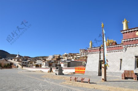 西藏蓝天布达拉宫