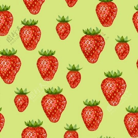 水果草莓设计背景