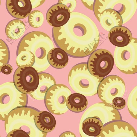 甜甜圈图案设计说明