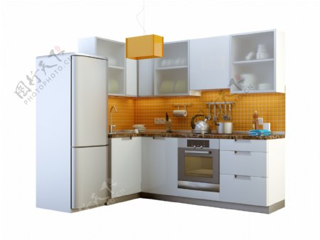 白色系列厨房用具图片