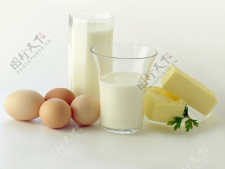 美味鸡蛋牛奶图片