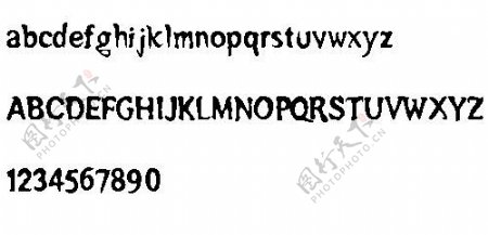 1stSortie数字字体