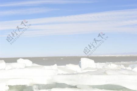 冬天的青海湖图片