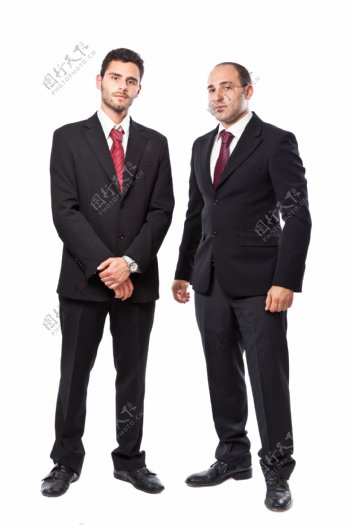 两个外国商务男士图片