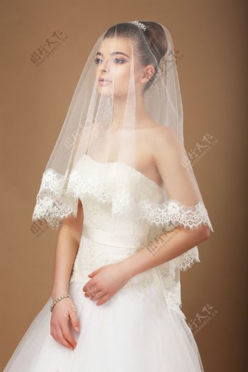 漂亮的时尚新娘图片