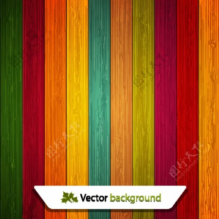 彩色木板背景