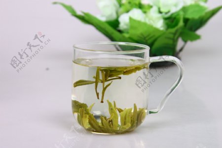 绿茶水杯图片