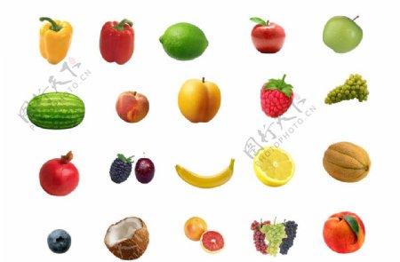 各种水果PSD分层素材集