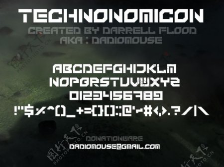 technonomicon字体