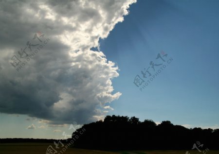 蓝天白云云层图片下载