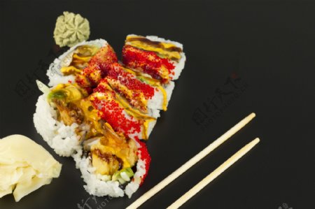 营养丰富的日本寿司图片