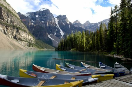 唯美的加拿大山水景色高清图片