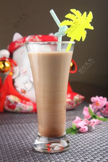 日式奶茶图片