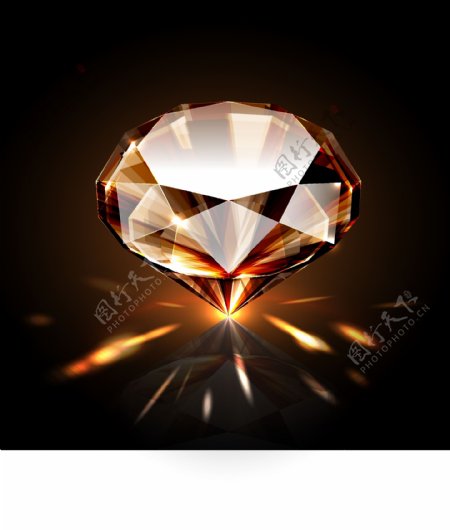 璀璨钻石设计矢量素材