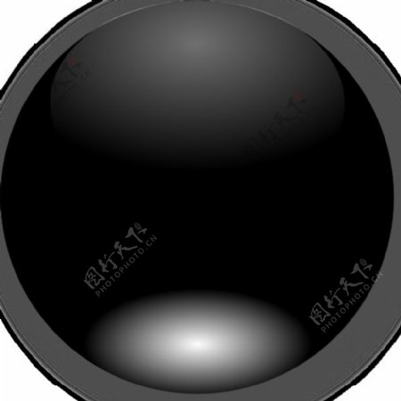 我brami圆圆的黑水晶按钮剪贴画
