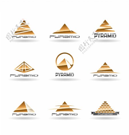 金字塔logo设计