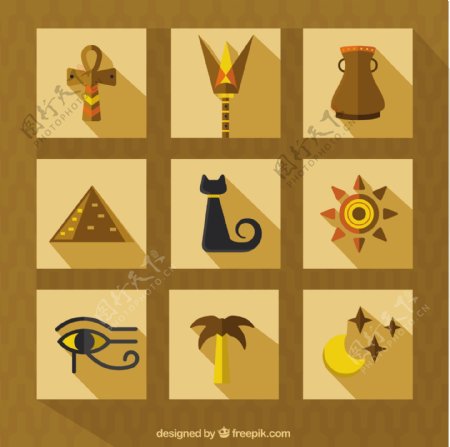 埃及文化图标