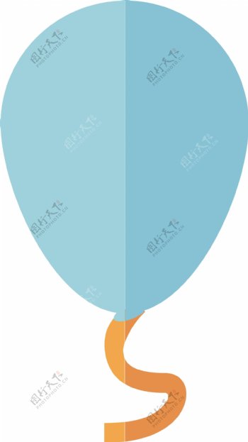 时髦的气球图标