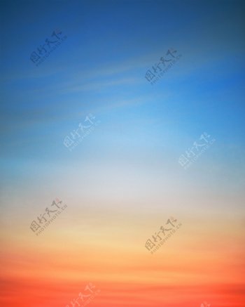 夕阳的背景设计素材图片