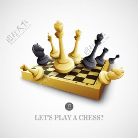国际象棋矢量素材下载