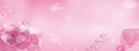 粉色可爱淘宝天猫海报背景图片